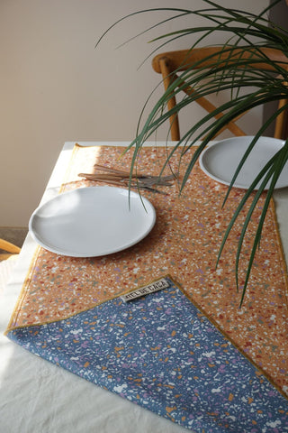 Reversible Placemat for 2 Los Roques - Mango Granito